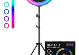 Tripode Extensible 2.1mts + Anillo Luz Led Rgb