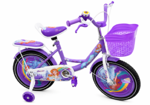 Bicicleta Rodado 16 Princesa C/canasto Color Lila
